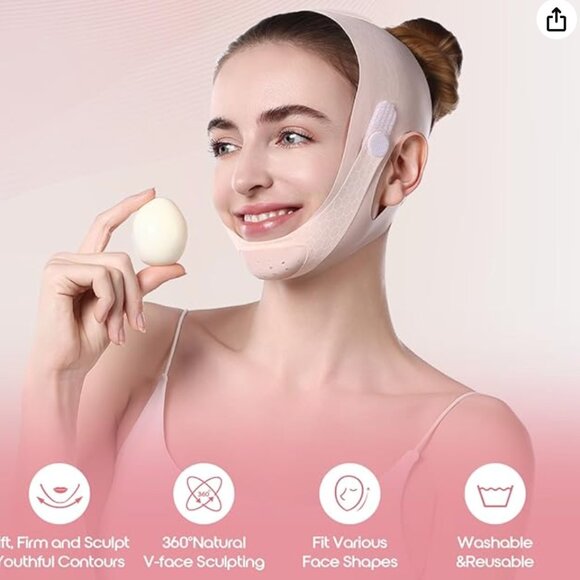 NEW Graphene Chin Strap for V Line Lifting - Picture 3 of 3